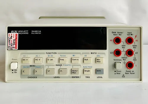 Hp 34401a Multímetro Digital De 612 Dígitos