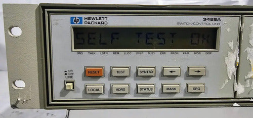 Hewlett Packard 3488a Unidad De Control/conmutador