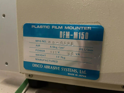 Sistema De Montaje Disco Abrasive Dfm-m150 Para Film