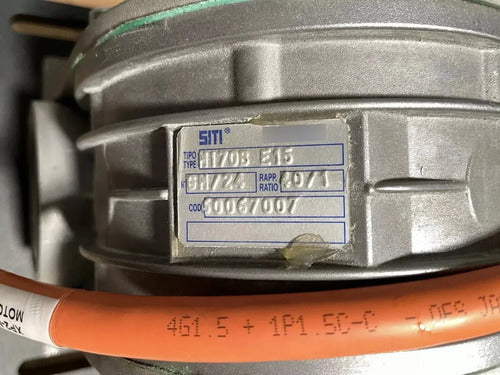 Reductor Siti 40:1 Con Motor Coel 1.5kw 400v