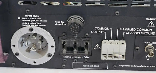 Amplificador Industrial Ae Techron Sim-bnc Usa Negro