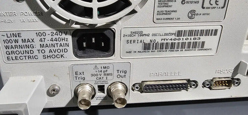 Osciloscopio Agilent N2863b