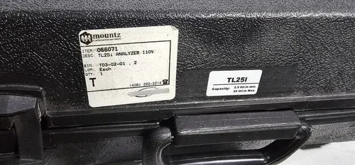 Mountz Tl-25i Analizador De Torque Negro