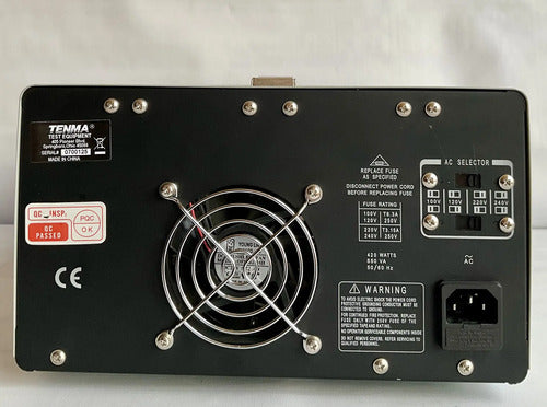 Fuente De Poder Dc De Laboratorio Tenma 72-6615 Beige