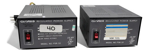 Csi/speco Psr-10 Fuentes De Poder Reguladas