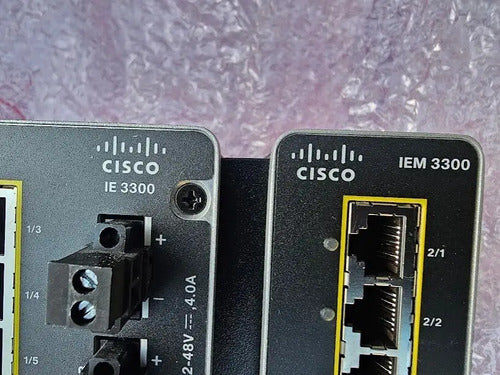 Switch Industrial Cisco Catalyst Ie-3300-8t2s + Módulo Iem-3