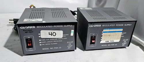 Csi/speco Psr-10 Fuentes De Poder Reguladas