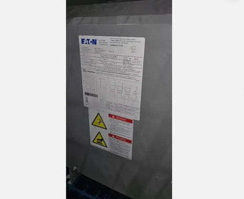 Transformador Eaton V48m24t1516 15kva 480v A 208y/120v Gris