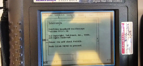 Osciloscopio Tektronix Ths720a 100mhz 2 Canales Portátil