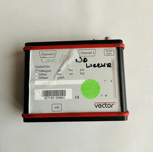 Interface Vector Cancasexl Usb 2 Canales Can High-speed Negro