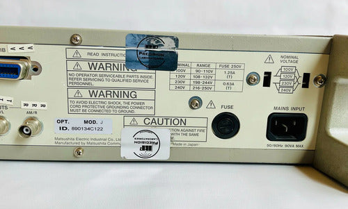 Panasonic / Matsushita Am/fm Stereo Signal Generator