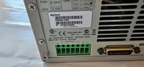 Fuente De Poder Agilent E3633a 0-8v20a/0-20v,10a Dc