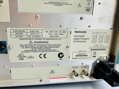 Osciloscopio Digital Tektronix Tds7254b 2.5ghz 20gs/s 4ch