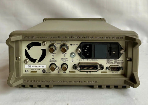 Generador De Funciones Hp 33120a 15mhz Arbitrary Waveform