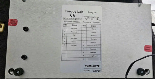 Mountz Tl-25i Analizador De Torque Negro