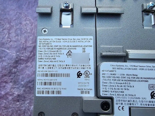Switch Industrial Cisco Catalyst Ie-3300-8t2s + Módulo Iem-3