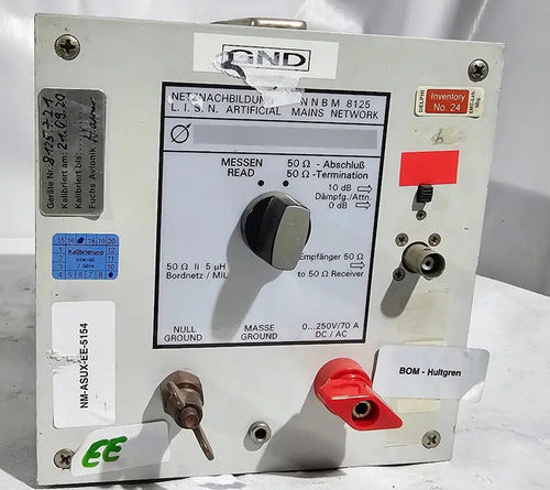 Emc Nnbm 8125 Red De Estabilización De Impedancia De Línea