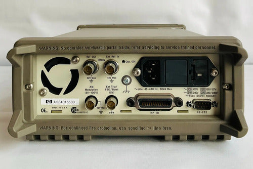 Generador De Funciones / Formas De Onda Arbitraria Hp 33120a