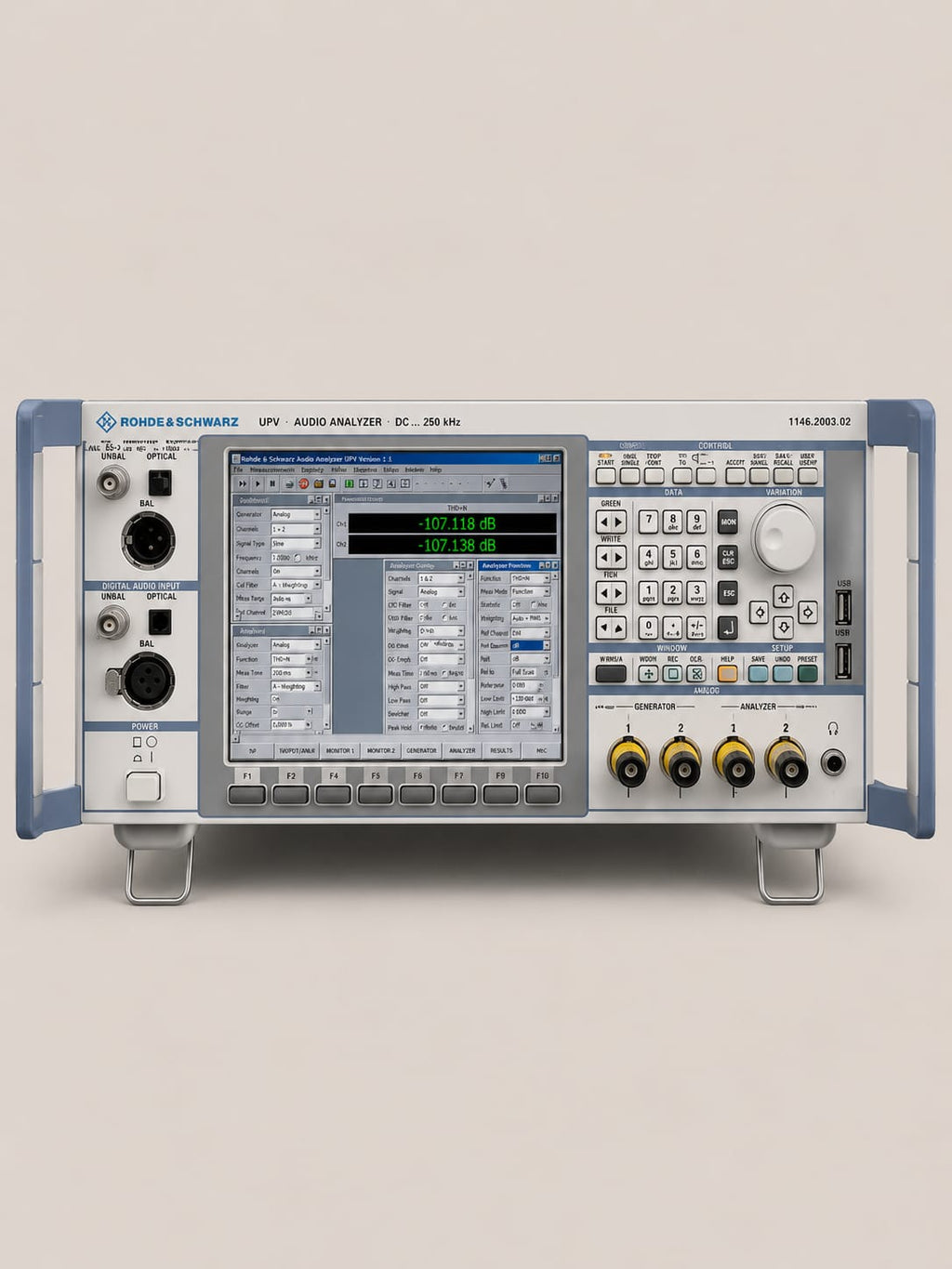 RHODE&SCHWARZ UPV AUDIO ANALYZER DC 250 kHz