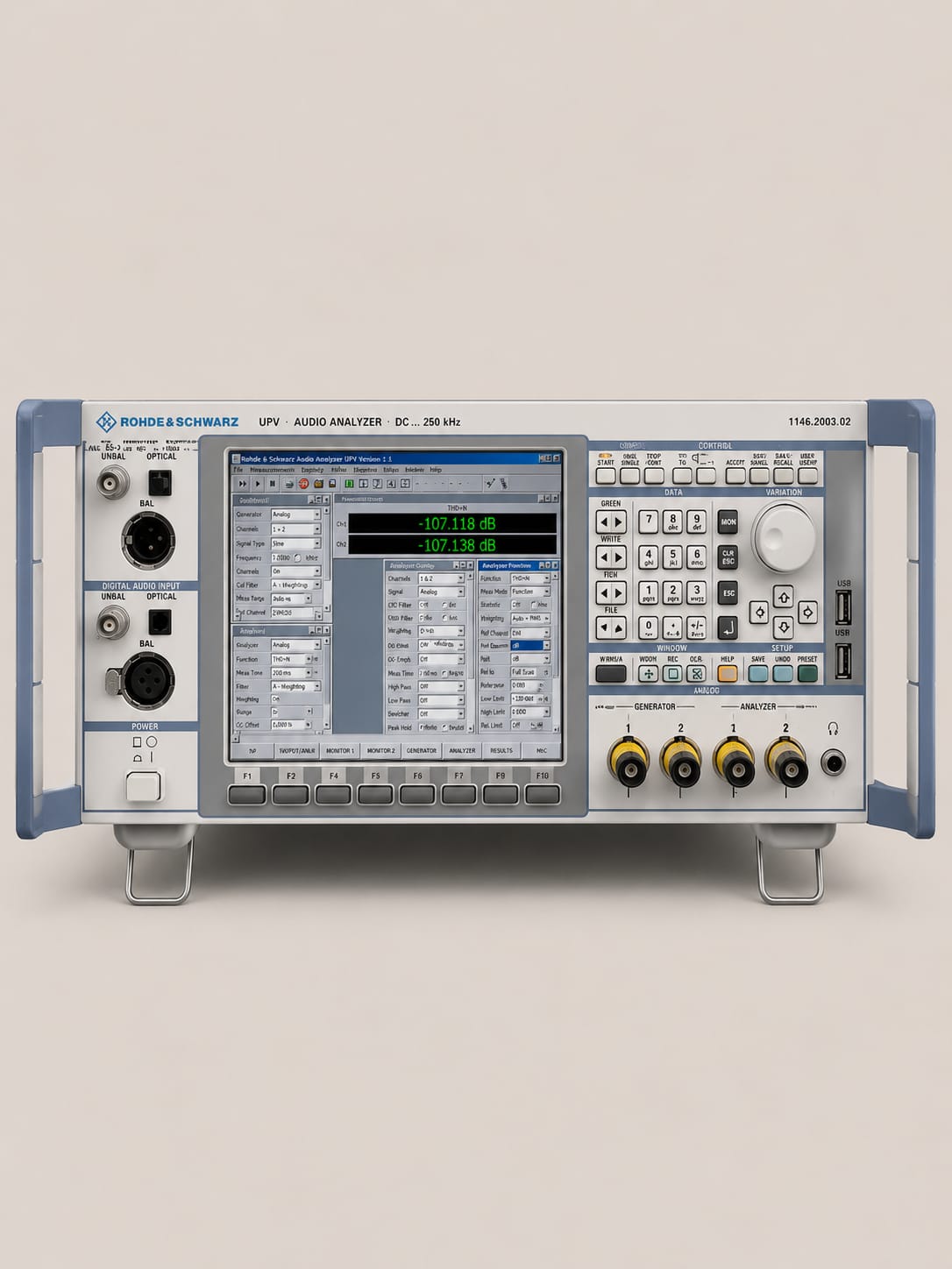 RHODE&SCHWARZ UPV AUDIO ANALYZER DC 250 kHz